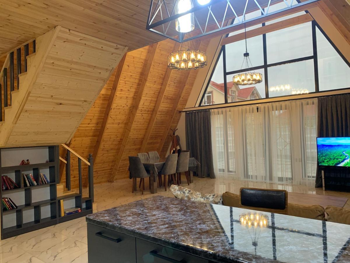 Qafqaz Family Chalet Villa กาบาลา ภายนอก รูปภาพ