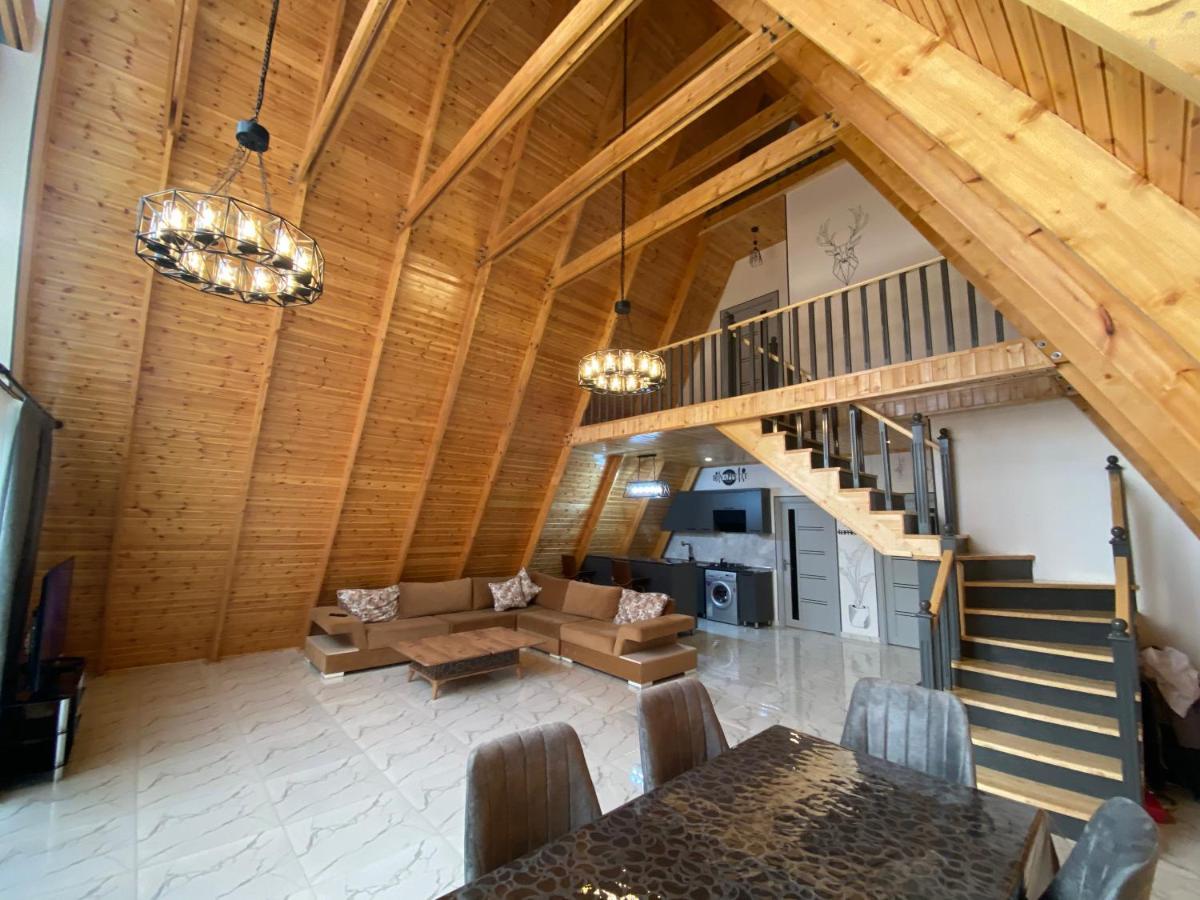 Qafqaz Family Chalet Villa กาบาลา ภายนอก รูปภาพ