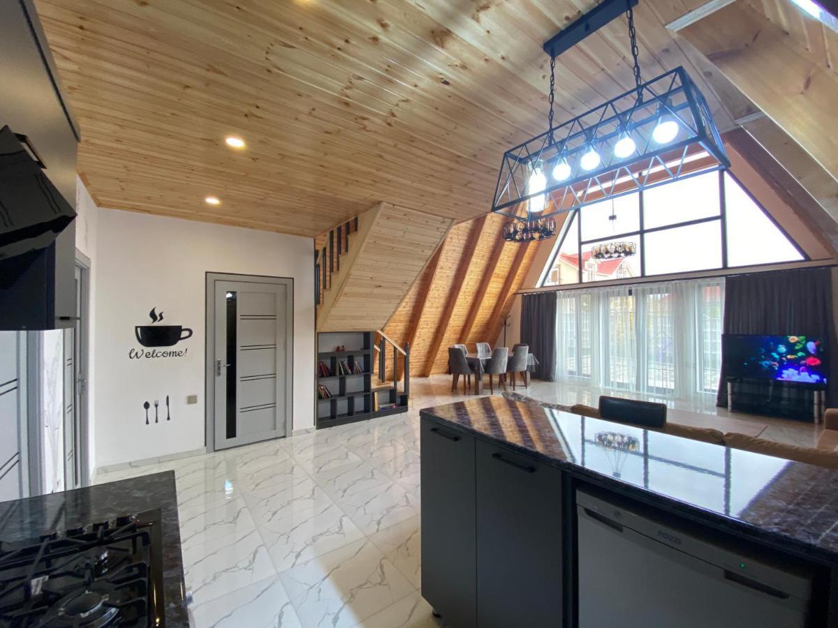 Qafqaz Family Chalet Villa กาบาลา ภายนอก รูปภาพ