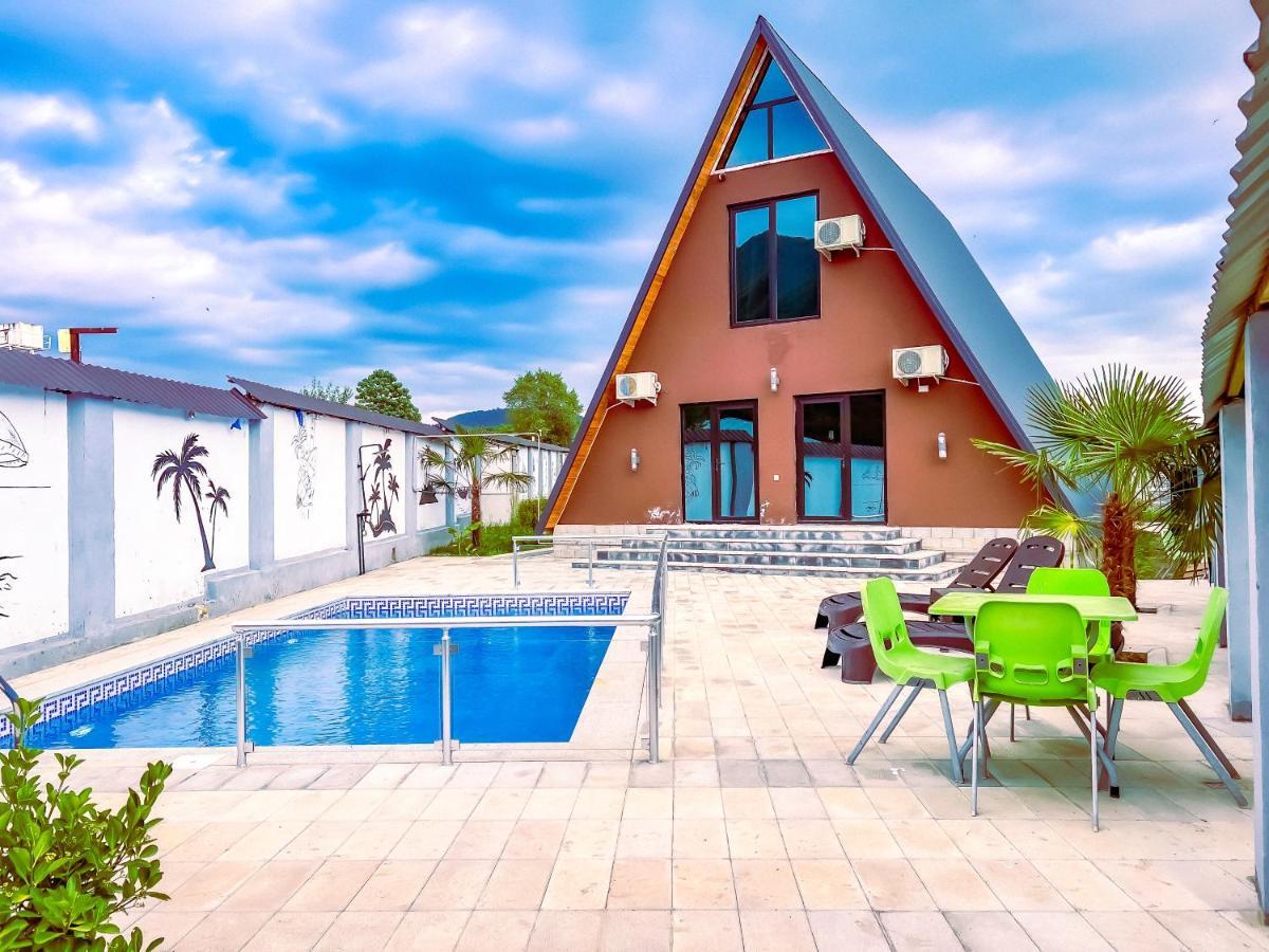 Qafqaz Family Chalet Villa กาบาลา ภายนอก รูปภาพ