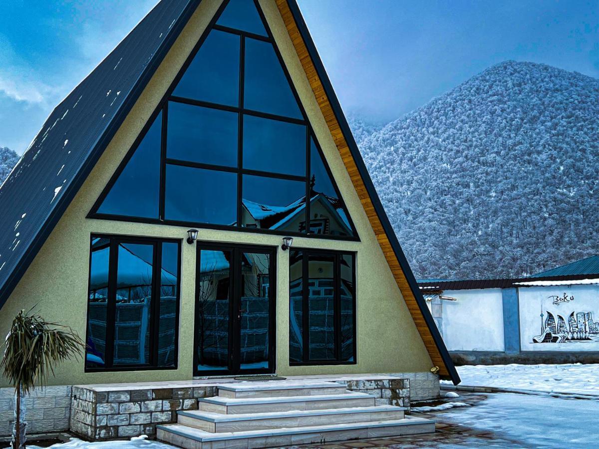 Qafqaz Family Chalet Villa กาบาลา ภายนอก รูปภาพ
