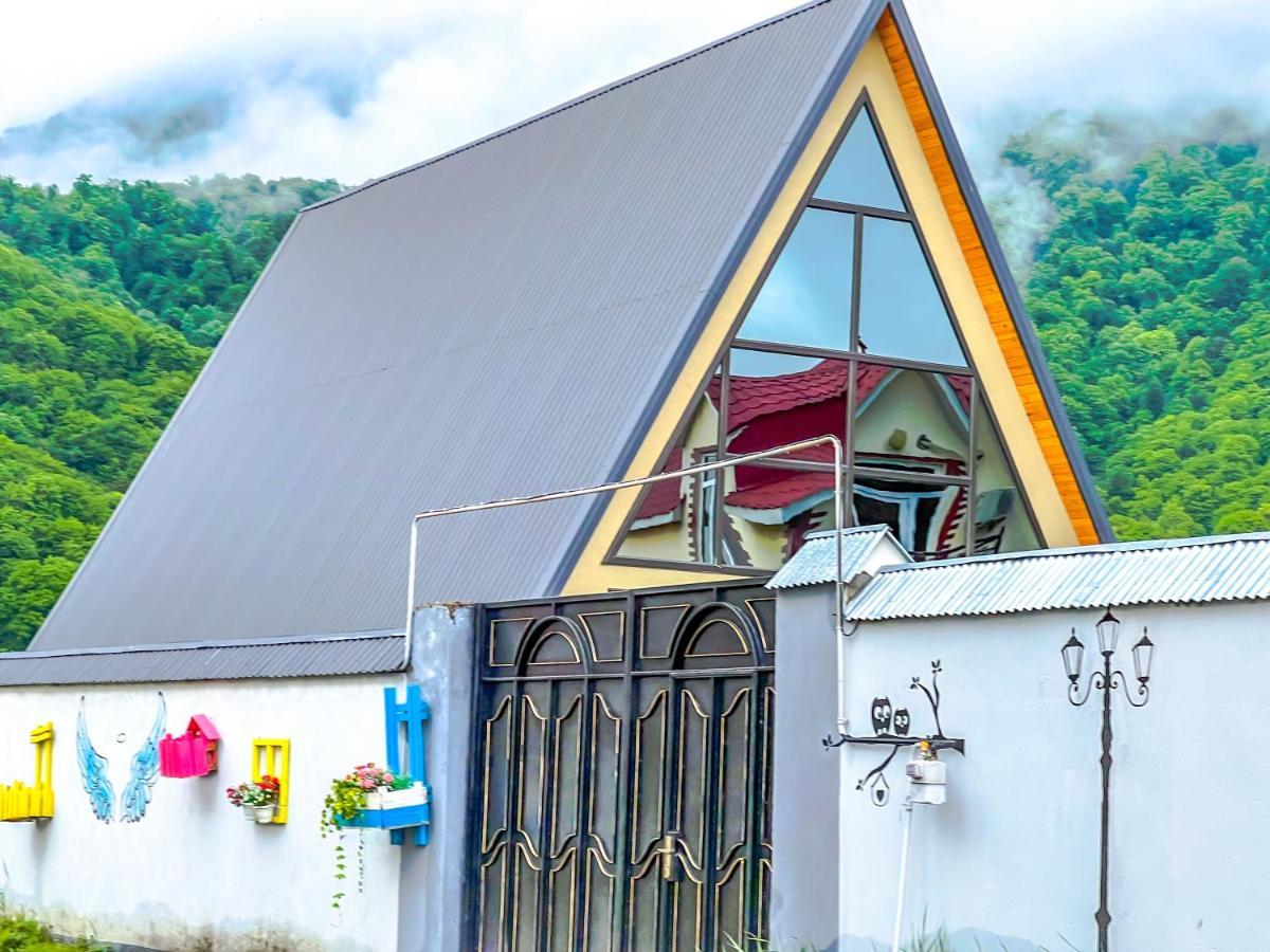 Qafqaz Family Chalet Villa กาบาลา ภายนอก รูปภาพ